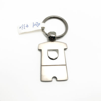 Portachiavi in blocco con logo personalizzato e con confezionamento individuale in polybag