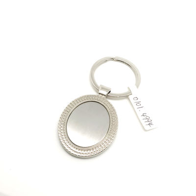 Logo personalizzato porta chiavi in metallo personalizzato per singolo pacchetto polybag personalizzato