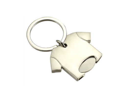 Forma a catena chiave del cuore della moneta dell'automobile