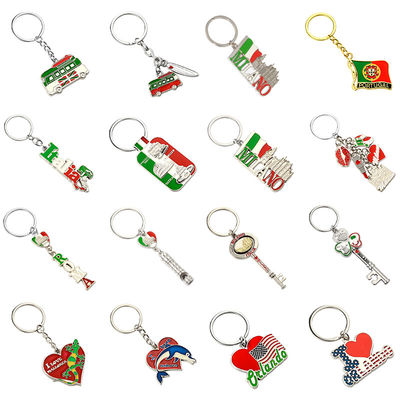 Regalo senza tempo ed elegante del ricordo della catena chiave incisa del metallo in lega di zinco -