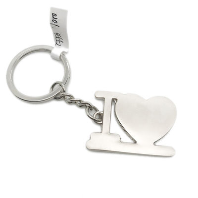 Disponibile OEM/ODM Heart Metal Key Ring Holder con pacchetto individuale