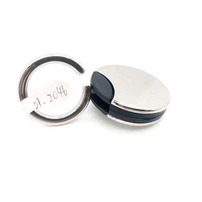 Portafogli metallici d'argento accessori per portachiavi eleganti e funzionali