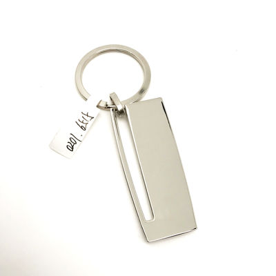 Porta chiavi in lega di zinco disponibile per la personalizzazione