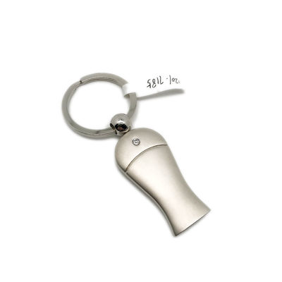 Catene a chiavi in massa personalizzabili in argento con OEM / ODM disponibili