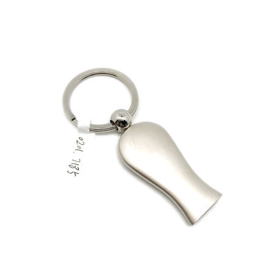 Catene a chiavi in massa personalizzabili in argento con OEM / ODM disponibili