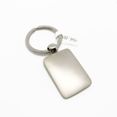 Portachiavi personalizzati in argento con logo personalizzato consegna rapida