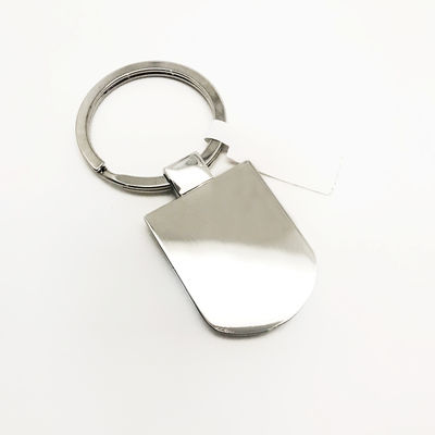 Elegante porta chiavi in metallo d' argento resistente e duraturo