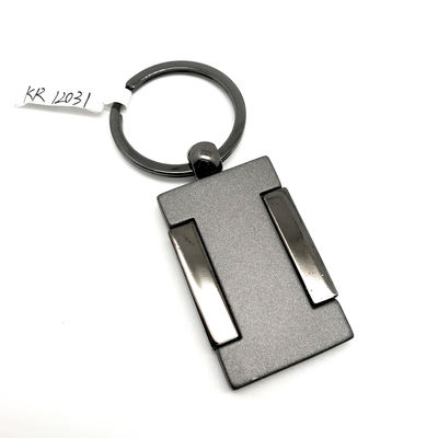 MOQ 500 Colore nero pistola porta chiavi in metallo con logo personalizzato per