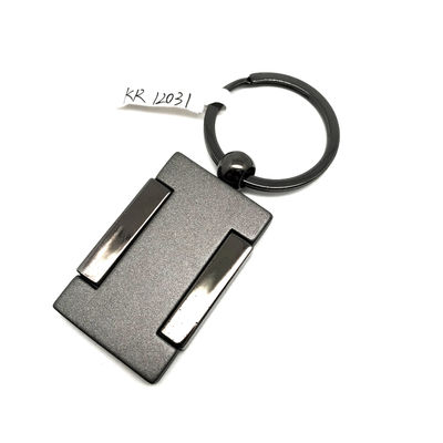 MOQ 500 Colore nero pistola porta chiavi in metallo con logo personalizzato per