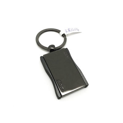 OEM/ODM porta chiavi in metallo per pistola nera con logo personalizzato disponibile