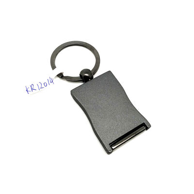 OEM/ODM porta chiavi in metallo per pistola nera con logo personalizzato disponibile