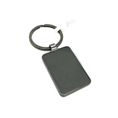 Logo personalizzato Pistola nera porta chiavi in metallo per vendite elevate