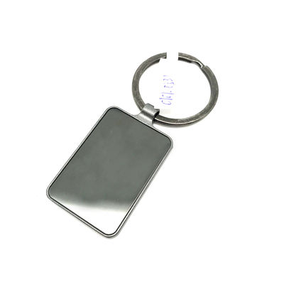 Logo personalizzato Pistola nera porta chiavi in metallo per vendite elevate
