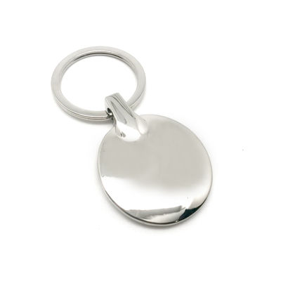Porta chiavi in metallo di argento con OEM/ODM disponibile