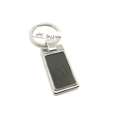 Porta chiavi in metallo di argento con OEM/ODM disponibile per il nome