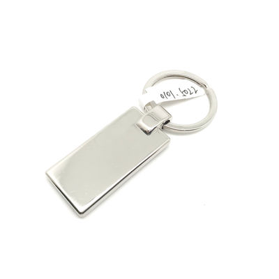 Porta chiavi in metallo di argento con OEM/ODM disponibile per il nome