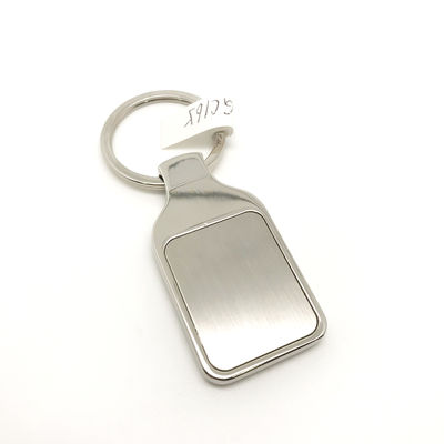 G Portafogli per chiavi in metallo in argento con pacchetto polibag individuale