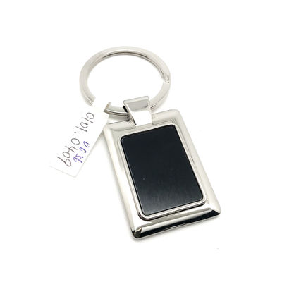 Disponibile porta chiavi in metallo in argento come foto