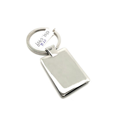 Disponibile porta chiavi in metallo in argento come foto