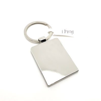 Disponibile porta chiavi in metallo con logo personalizzato per OEM / ODM