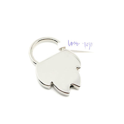 Porta chiavi in metallo ad alte prestazioni con finitura in argento resistente