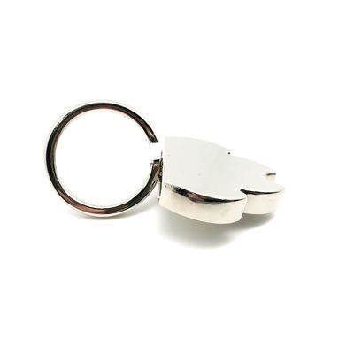 Porta chiavi in metallo ad alte prestazioni con finitura in argento resistente