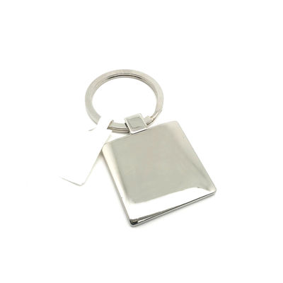 Porta chiavi in lega di zinco rosso con logo personalizzato 34x72x5mm