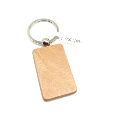 Eco-Friendly Keychain personalizzato in legno inciso Regalo personalizzabile in legno naturale