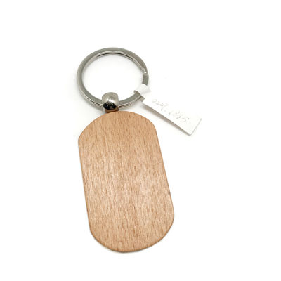 Durabilità Eco-friendly Personalizzabile Portachiavi in legno incisione per decorazione personalizzata
