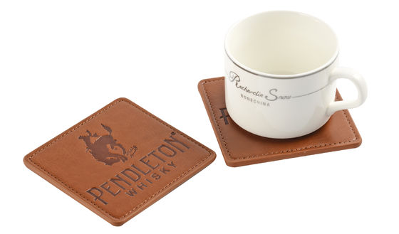 Modern Absorbent 6- Coaster Set per bevande calde e fredde Disegni diversi Lavatorio a mano solo