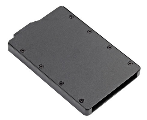 Carte di credito RFID Portafoglio Classic PU / Organizzatore in alluminio con cuciture