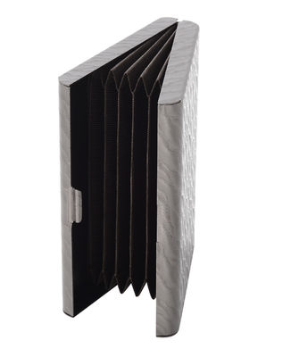 Portante di schede metalliche rettangolari e compatte con disegno in PU
