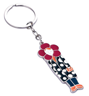 Portachiavi in metallo con logo a forma personalizzata perfetto accessorio quotidiano