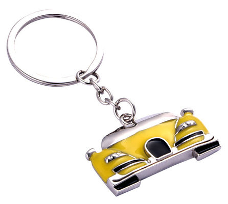 Carino porta chiavi in metallo con logo pieno di olio durevole per uso quotidiano