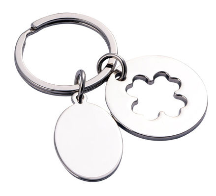 Porta chiavi in lega di zinco con personalizzazione del logo disponibile