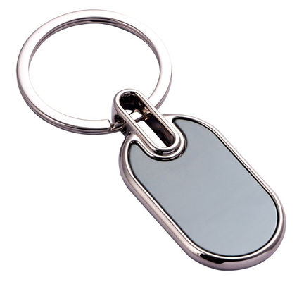 Porta chiavi in lega di zinco personalizzato con design del logo durevole per la produzione OEM / ODM