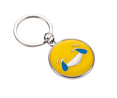 Portachiavi in metallo a forma personalizzata con verniciatura per souvenir