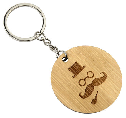 2-10mm Spessore Tag chiave in legno incisione per eventi aziendali Decorazione personalizzata