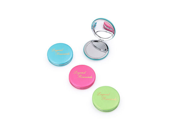 Specchi cosmetici promozionali della borsa del compatto dell'unità di elaborazione dello specchietto di Macaron