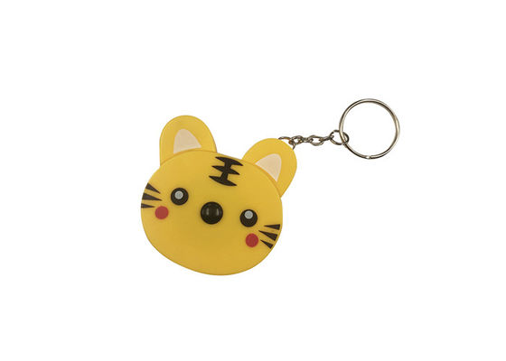 Sarto di plastica Animal Metal dell'ABS sveglio di Tiger Retractable Tape Measure