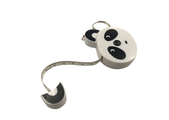 Stampa sveglia di Digital di spessore del sarto 13mm di Panda Retractable Tape Measure Plastic