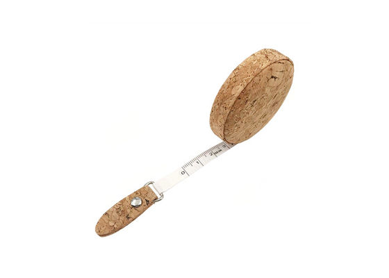 Nastro di misurazione di cucito amichevole di Eco Cork Retractable Tape Measure Cloth