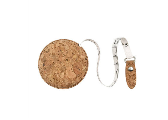 Nastro di misurazione di cucito 55*55*15mm del ODM Cork Retractable Tape Measure Cloth
