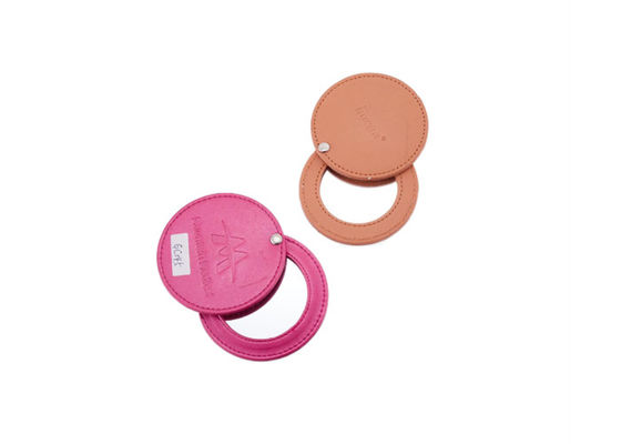 Regalo compatto dello specchio inciso spessore cosmetico rotabile dello specchietto 10mm singolo