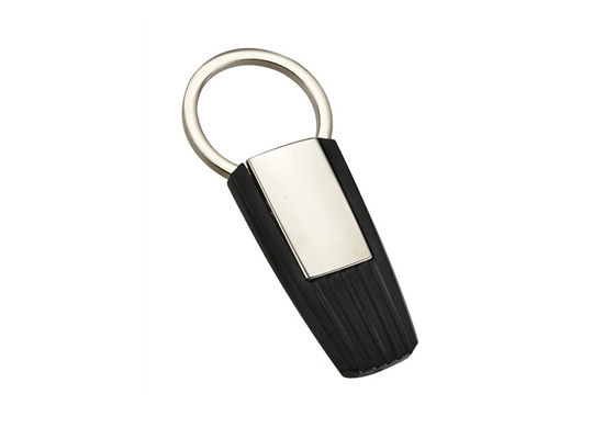 Dell'ABS di separare metallo di plastica Logo Keychain Silver Electroplating del trapezio del portiere