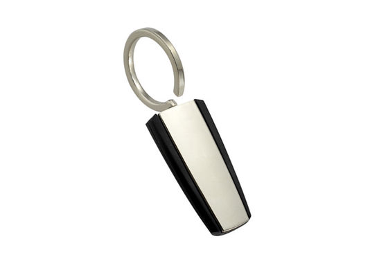 Placcatura elettrolitica d'argento di Keychains del portiere di plastica del metallo dell'ABS del trapezio
