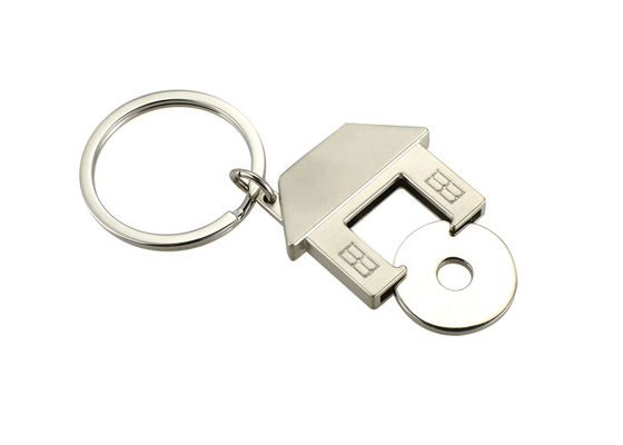 Chiave di stampa UV Ring Holder del metallo della Camera del carrello dell'anello portachiavi sveglio simbolico di forma