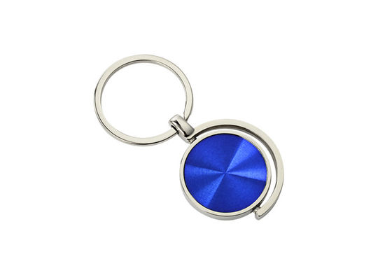 Supporto a catena chiave del metallo del modello del CD variopinto intorno alla catena chiave in lega di zinco JR023