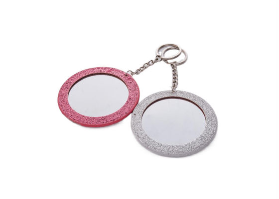 Specchio di trucco di viaggio del cuoio dell'unità di elaborazione dello specchio di Mini Pantone Metal Cosmetic Pocket