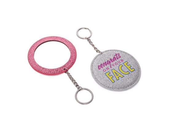 Specchio di trucco di viaggio del cuoio dell'unità di elaborazione dello specchio di Mini Pantone Metal Cosmetic Pocket
